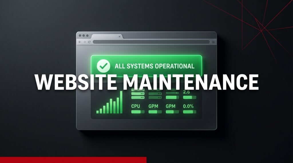 Website maintenance services - keeping your site secure and fast