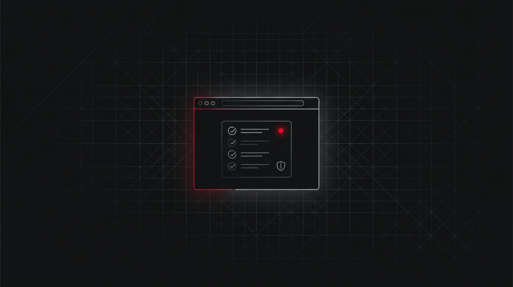 Website maintenance dashboard showing security updates and backups for a Malaysian SME site